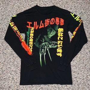 Nightmare on Elm Street Freddy Krueger Anime Long Sleeve